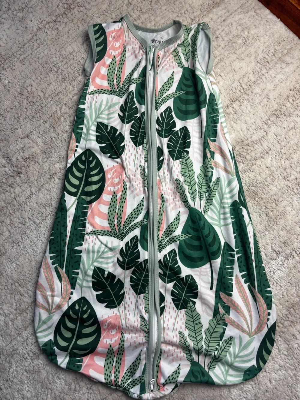 Bstoppt Baby Sleep Sack Swaddle Blanket Leaf Print 3-6 Months